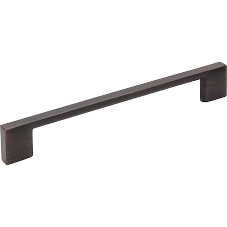 Jeffrey Alexander 160 mm Center-to-Center Brushed Oil Rubbed Bronze Square Sutton Cabinet Bar Pull 635-160DBAC